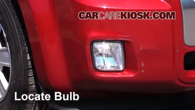 2009 Mercury Mariner 2.5L 4 Cyl. Éclairage Feu antibrouillard (remplacer l'ampoule)